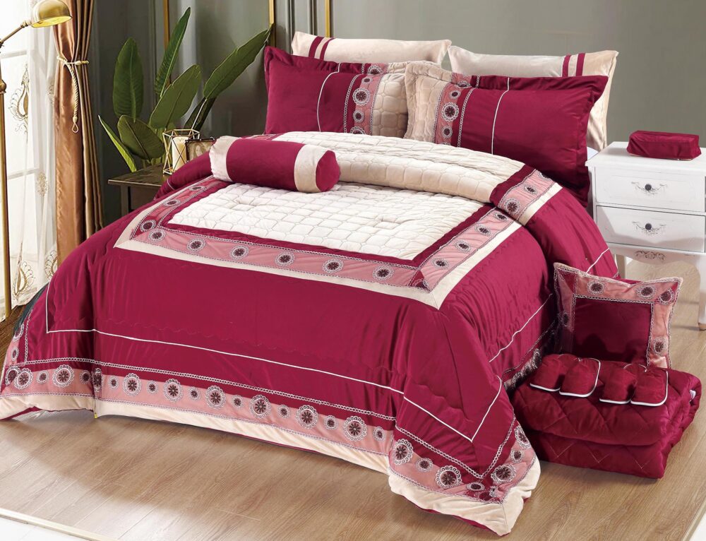 Crystal Velvet Winter Comforter