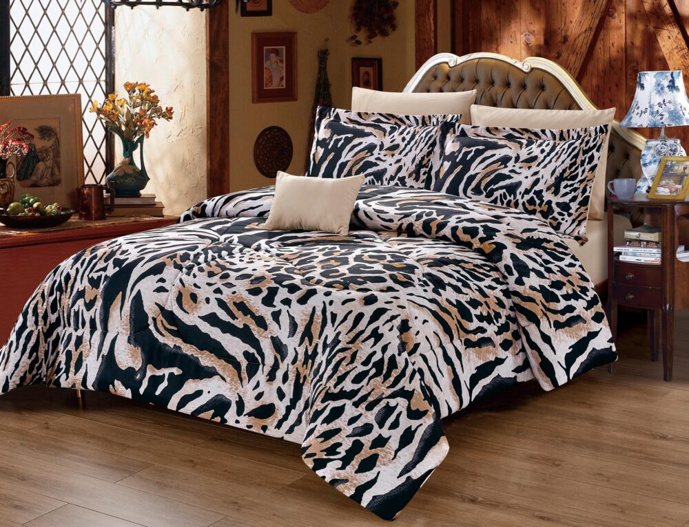 Microfiber Printed Comforter Set